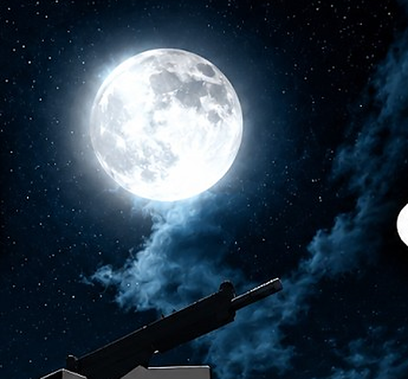 Custom skybox rendered in-game